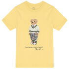 Boys Yellow Polo Bear T-Shirt, 2, hi-res