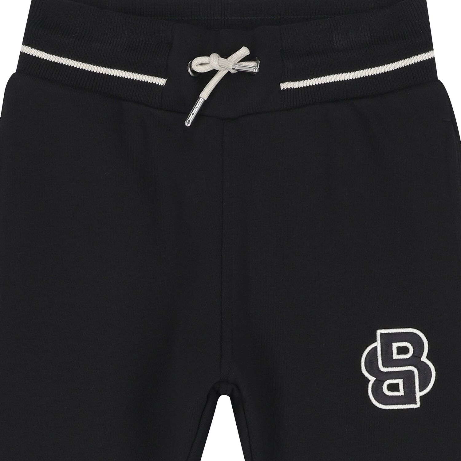 Boys Black Logo Joggers, 1, hi-res