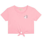 Girls Pink Logo T-Shirt, 1, hi-res