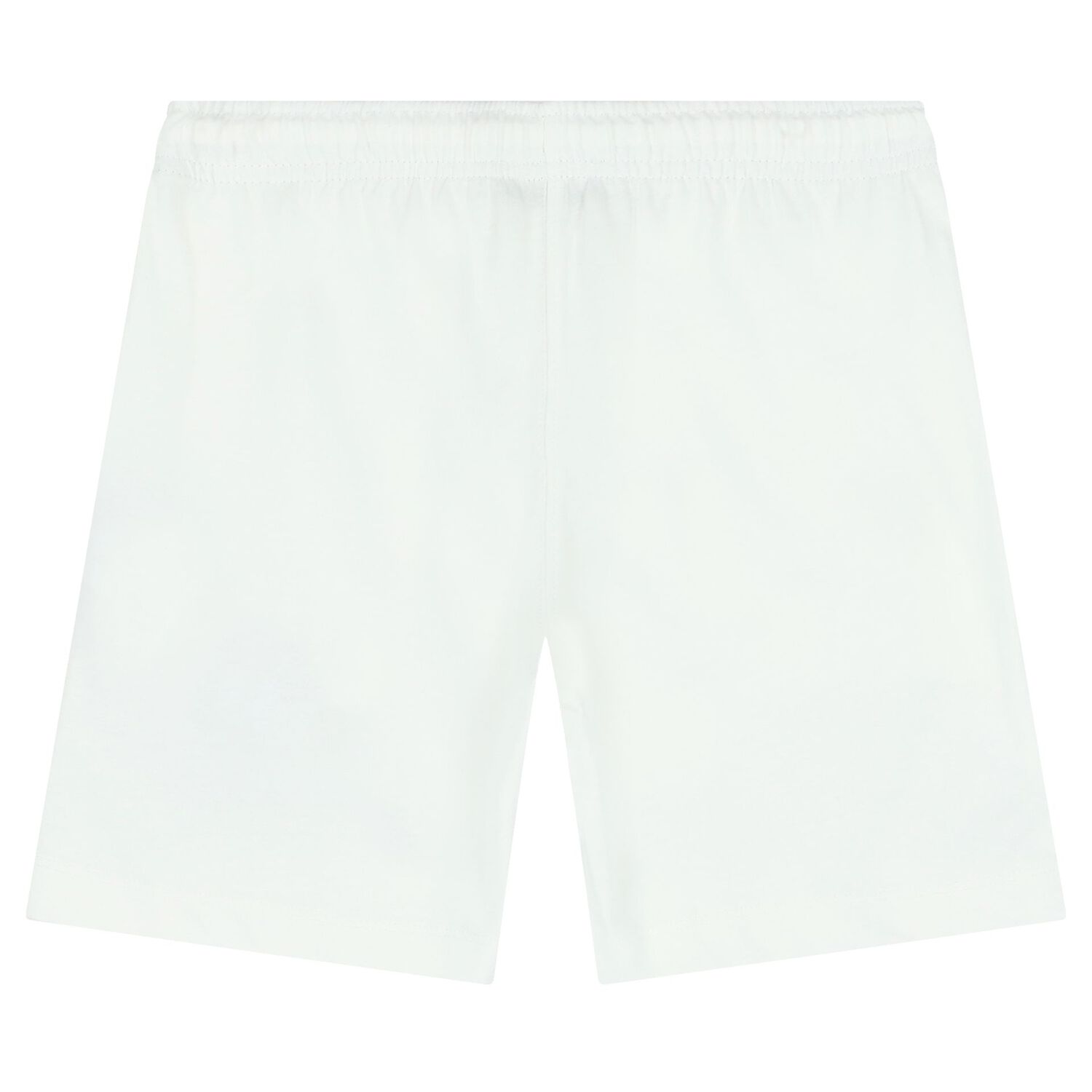 Boys Blue & White Teddy Bear Logo Shorts Set, 2, hi-res