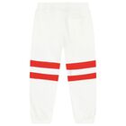 Boys Ivory Logo Joggers, 1, hi-res