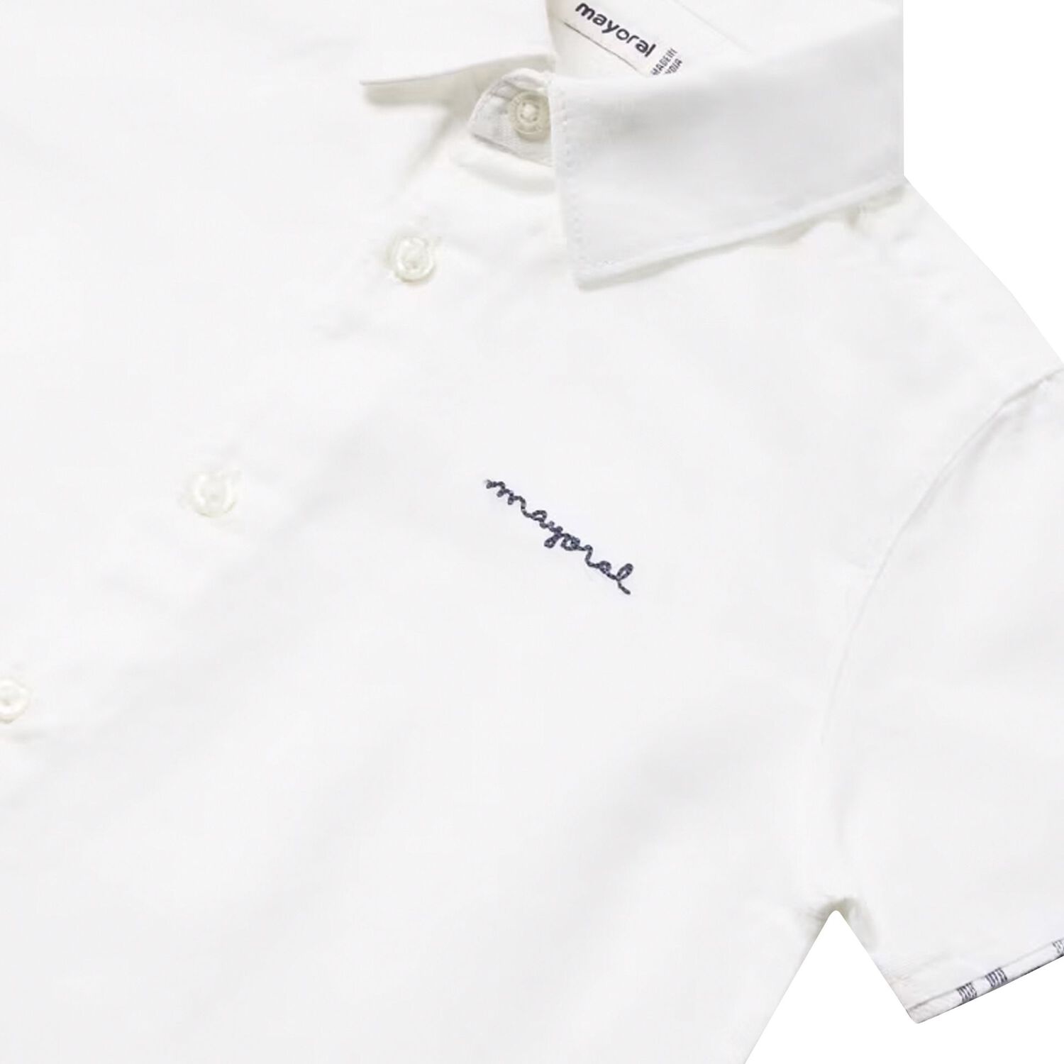 Younger Boys White & Blue Shorts Set, 1, hi-res image number null