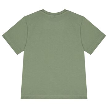Boys Green Logo T-Shirt