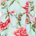 Baby Girls Aqua & Pink Floral Shortie, 1, hi-res