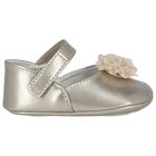 Baby Girls Metallic Pre Walker Shoes, 2, hi-res
