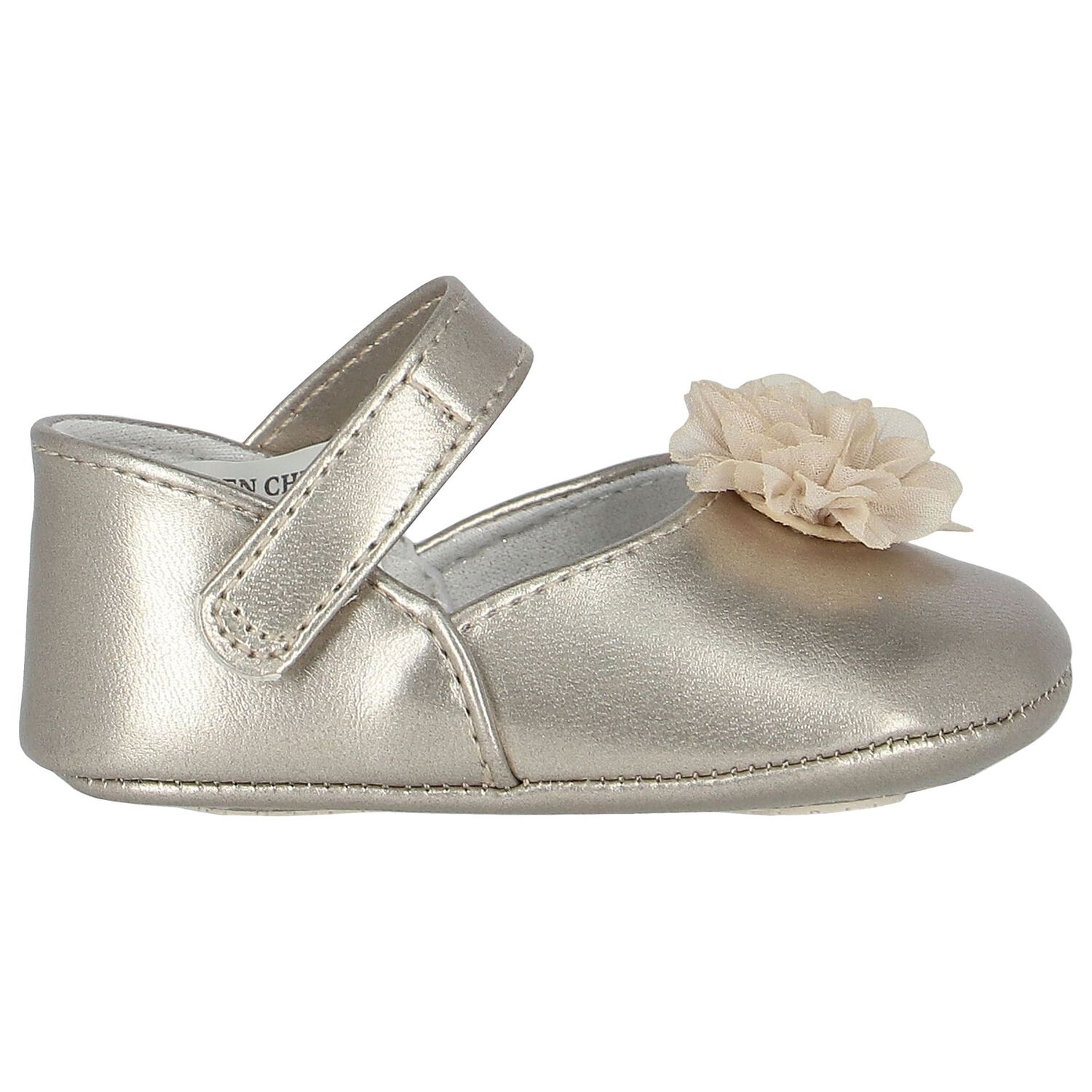 Baby Girls Metallic Pre Walker Shoes, 2, hi-res image number null