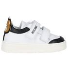 Black & White Teddy Bear Trainers, 1, hi-res