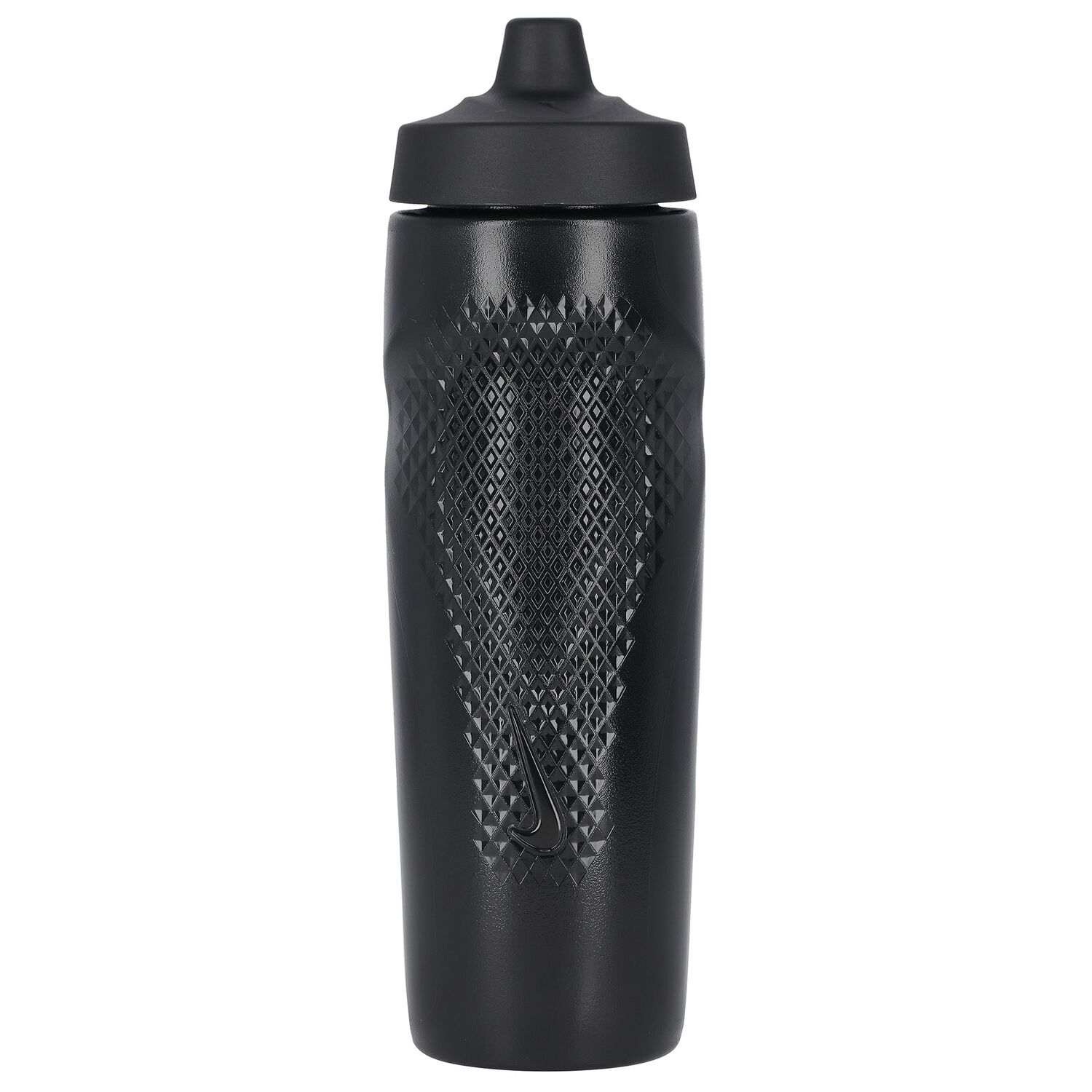 Black Logo Water Bottle, 1, hi-res