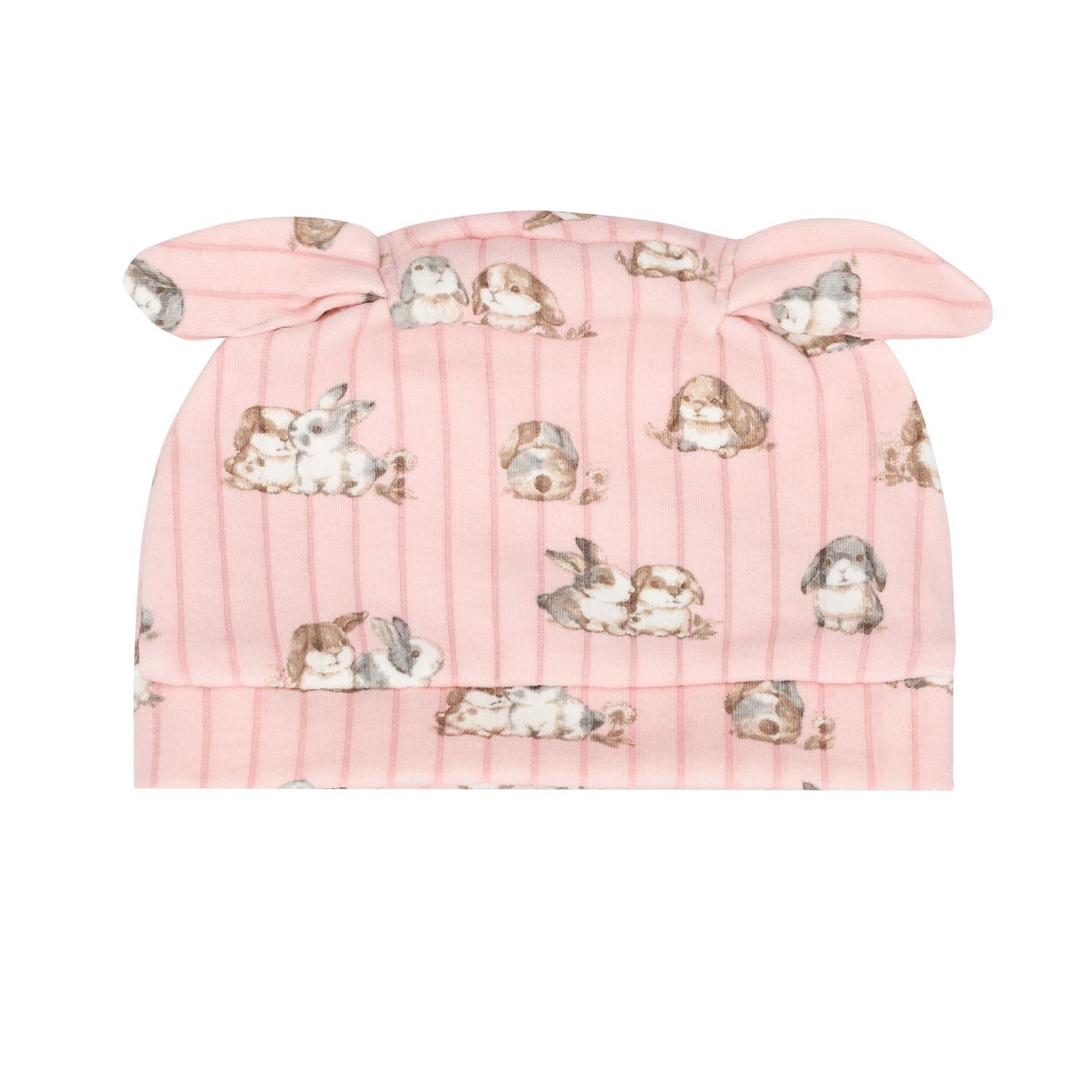 Baby Girls Pink Bunny Babygrow Set, 3, hi-res