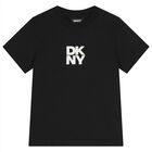 Boys Black & White Logo T-Shirts ( 2-Pack ), 1, hi-res