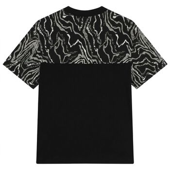 Boys Black Logo T-Shirt