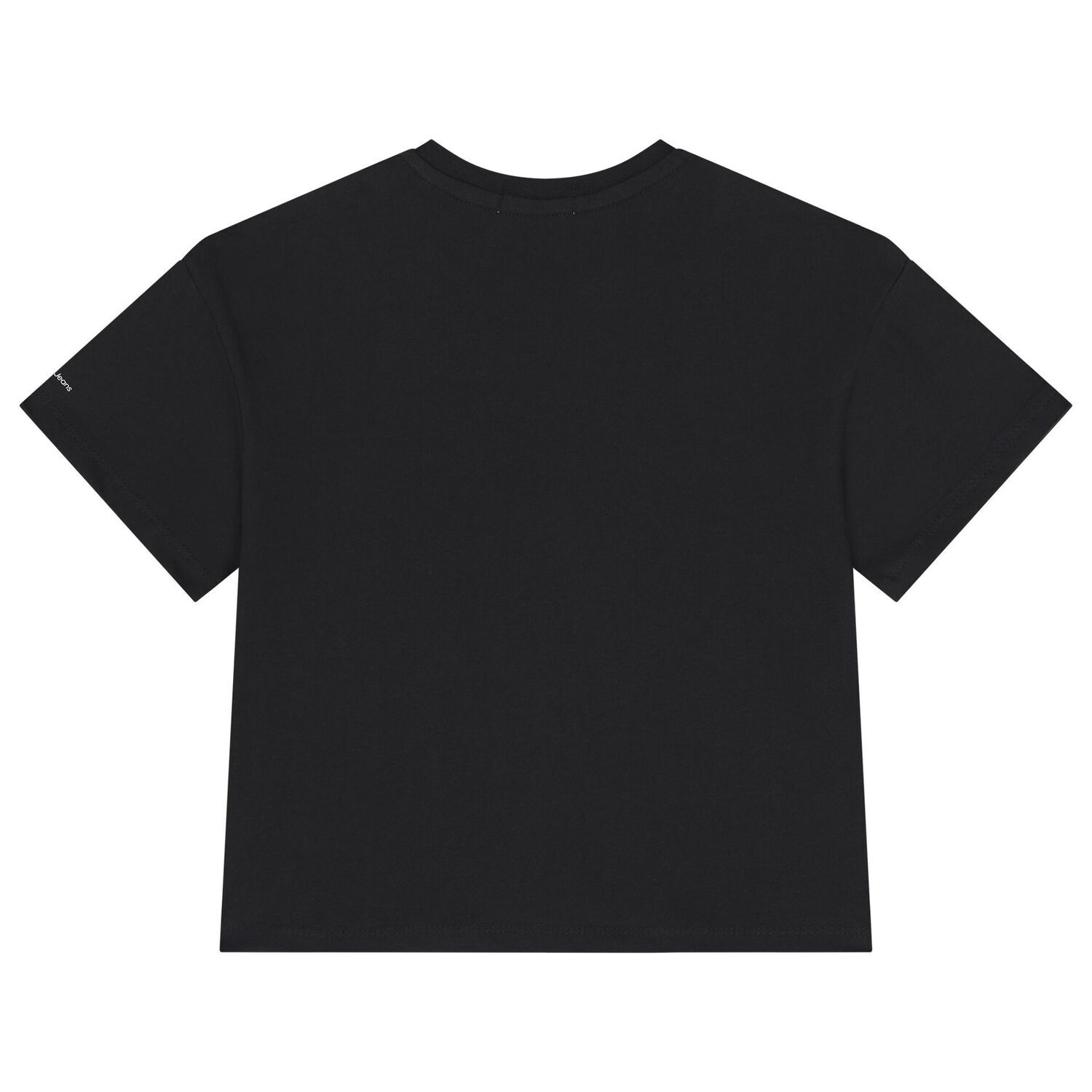 Girls Black Logo T-Shirt, 1, hi-res image number null
