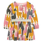 Girls Printed Cotton Dress, 1, hi-res