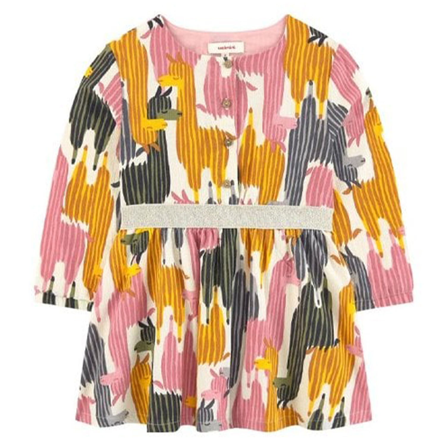 Girls Printed Cotton Dress, 1, hi-res image number null