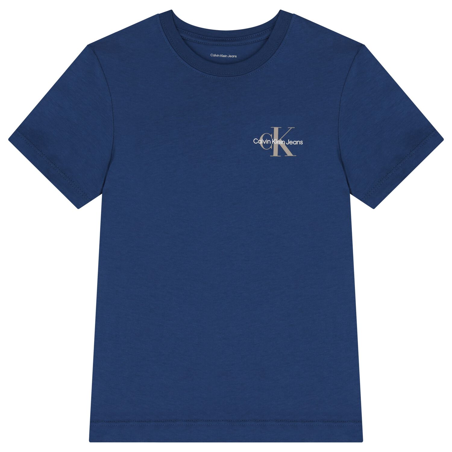 Boys Blue Logo T-Shirt, 3, hi-res