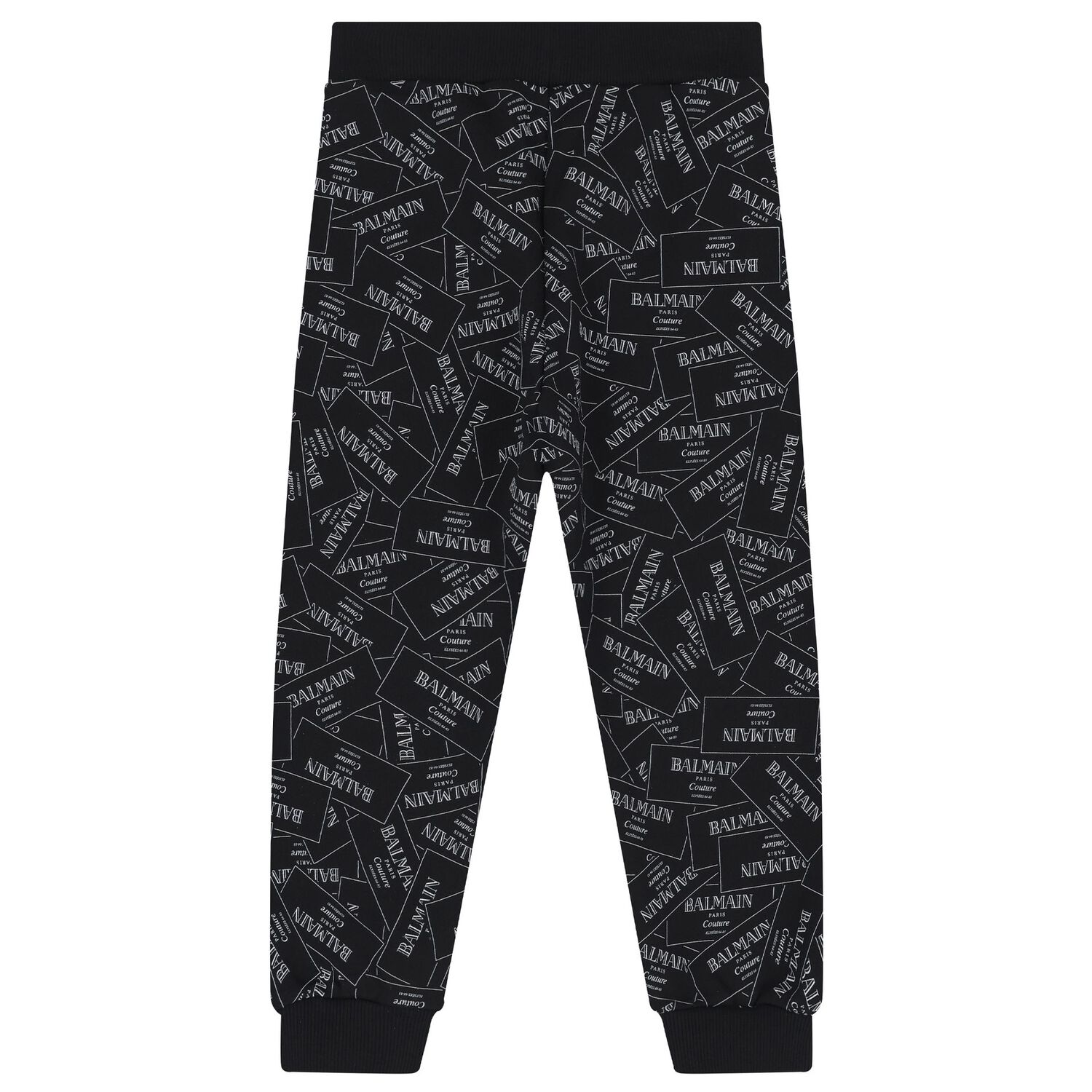 Black & White Logo Joggers, 1, hi-res