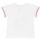 Younger Girls White & Pink Leggings Set, 1, hi-res