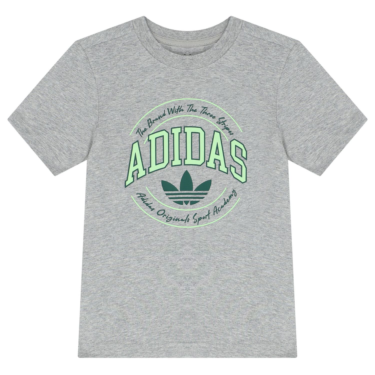 Grey & Green Logo Shorts Set, 1, hi-res