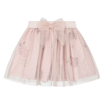 Girls Pink Tulle Skirt