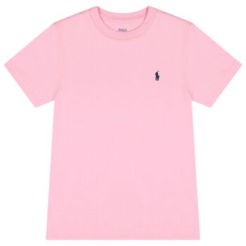 Girls Pink Logo T-Shirt