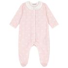 Baby Girls Pink & White Polka Dots Babygrow Gift Set, 1, hi-res