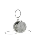 Girls Silver Crystal Handbag, 1, hi-res