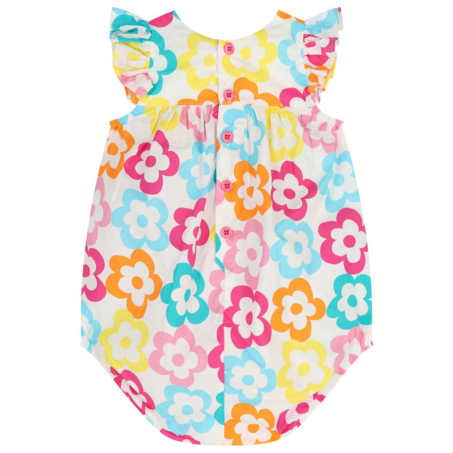 Baby Girls Multi-Coloured Floral Bodysuit, 1, hi-res
