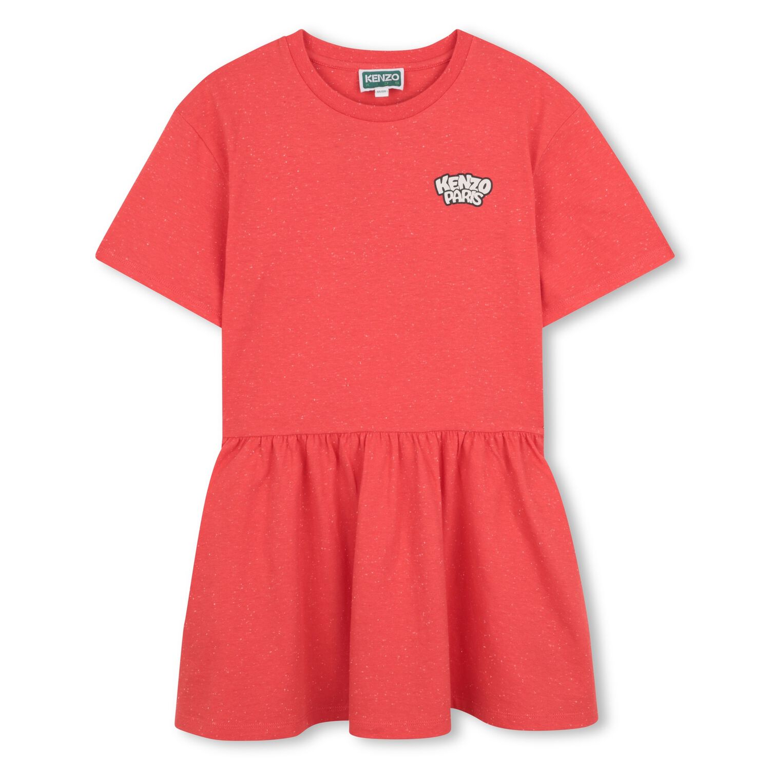 Girls Red Panda Ice Cream Logo Dress, 1, hi-res