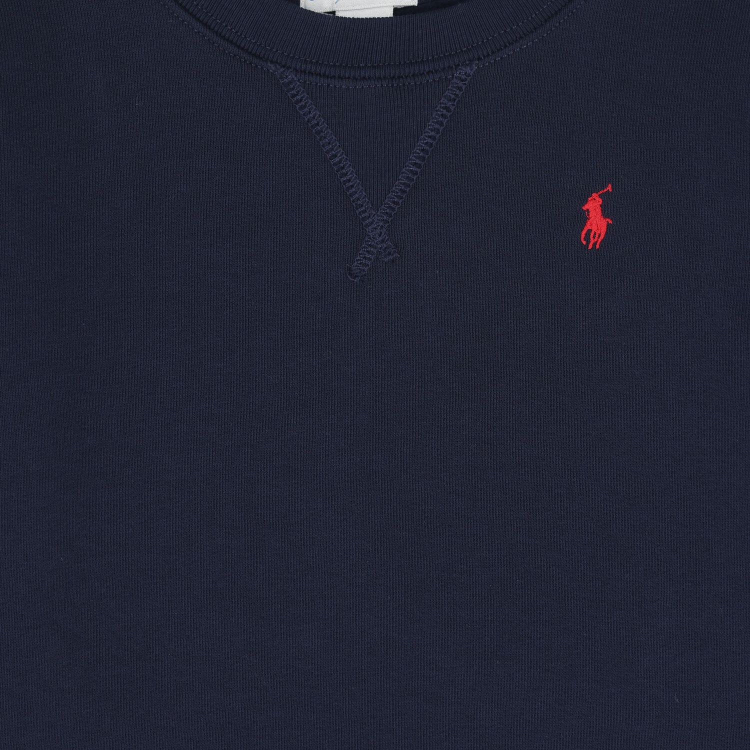 Baby Boys Navy Blue Logo Sweatshirt, 1, hi-res