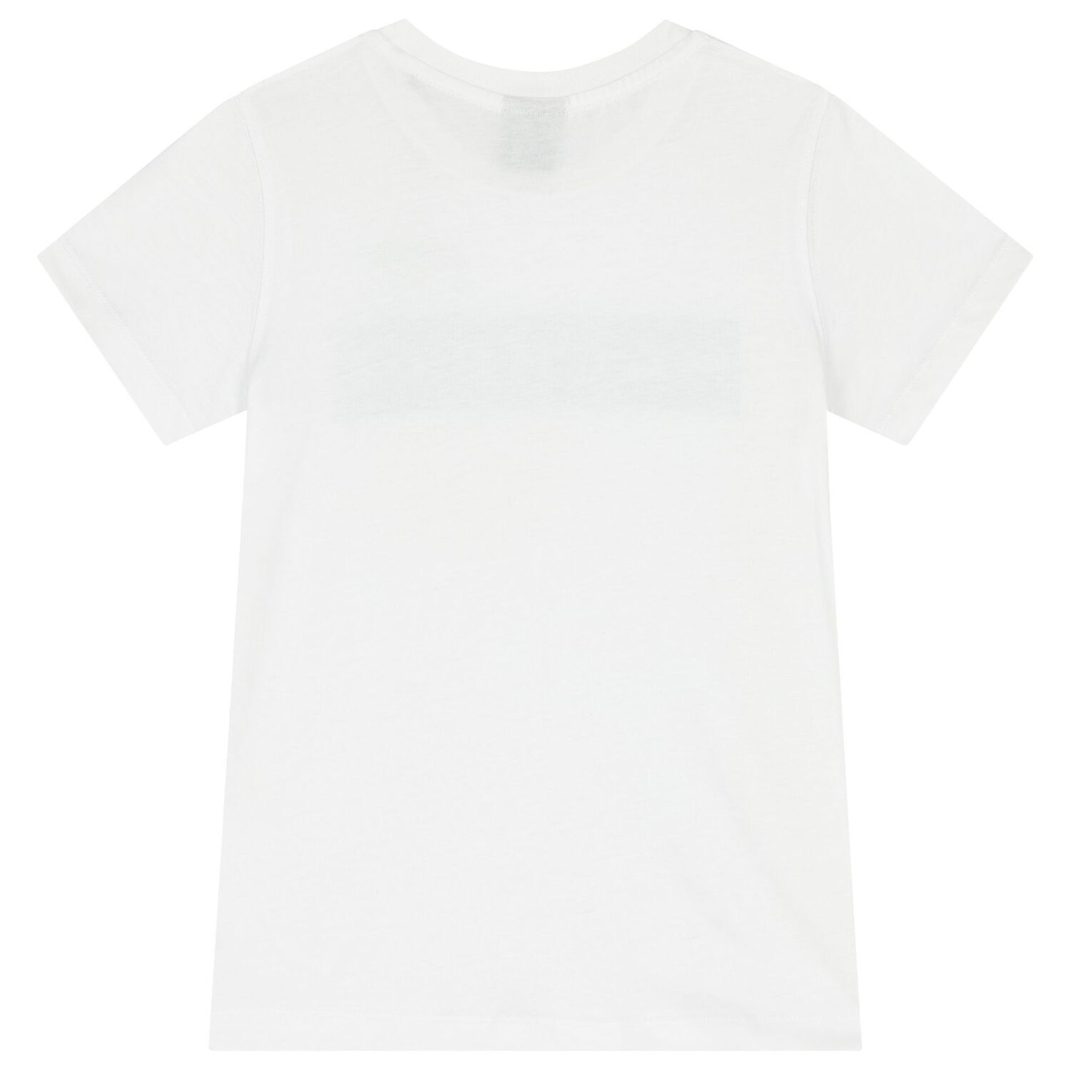 Boys White Logo T-Shirt, 2, hi-res image number null