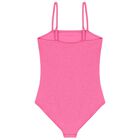Girls Pink Logo Swimsuit, 1, hi-res