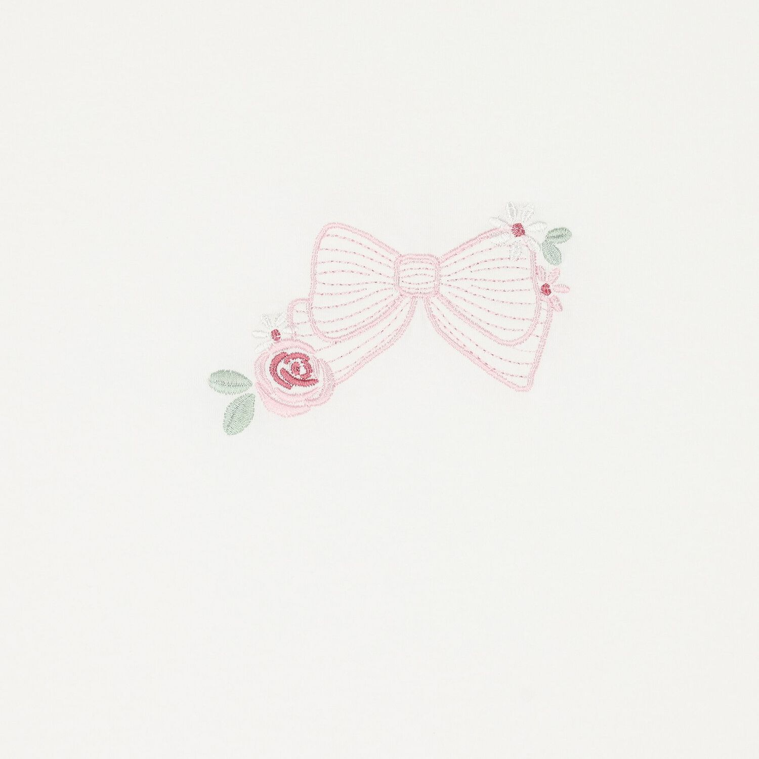 Baby Girls White & Pink Swaddle Blanket, 2, hi-res