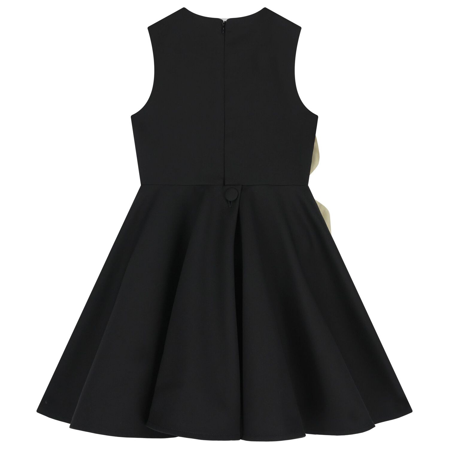 Girls Black Floral Dress, 1, hi-res