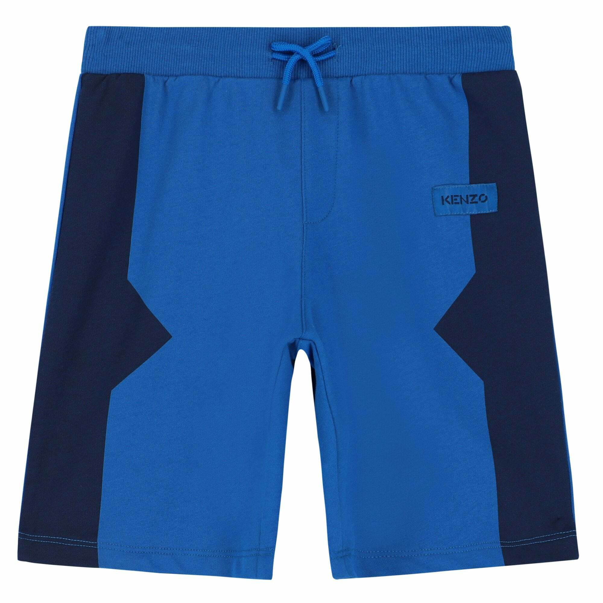 KENZO KIDS Boys Blue Logo Shorts Junior Couture UK