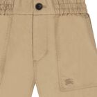 Boys Beige Logo Cargo Shorts , 1, hi-res