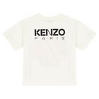 Ivory Boke Flower T-Shirt, 1, hi-res