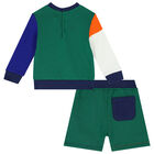 Baby Boys Multi-Coloured Logo Shorts Set, 1, hi-res