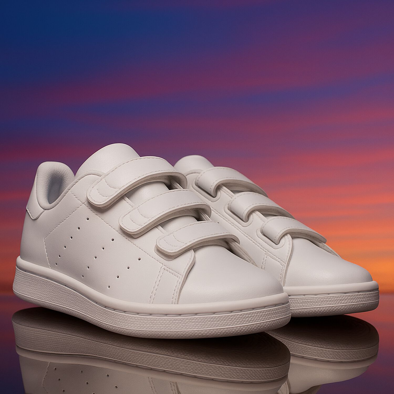 White Stan Smith Trainers, 1, hi-res image number null