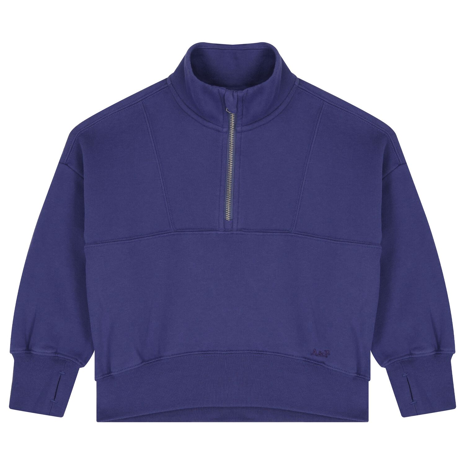 Girls Purple Logo Sweatshirt, 1, hi-res