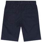 Boys Navy Logo Chino Shorts, 2, hi-res