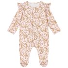 Baby Girls Pink & Gold Babygrow Gift Set (3 Piece), 1, hi-res