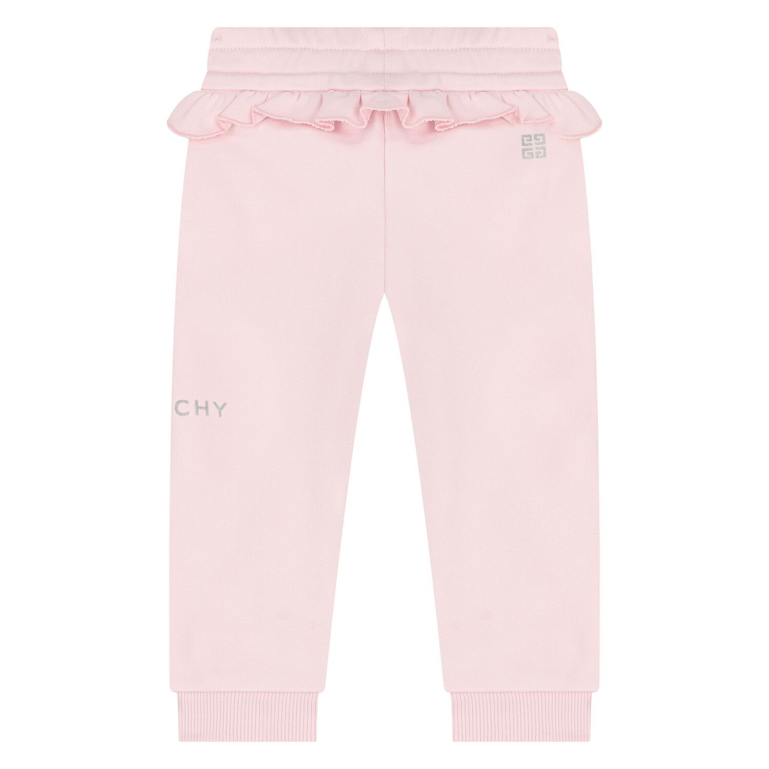 Younger Girls Pink Logo Joggers, 1, hi-res
