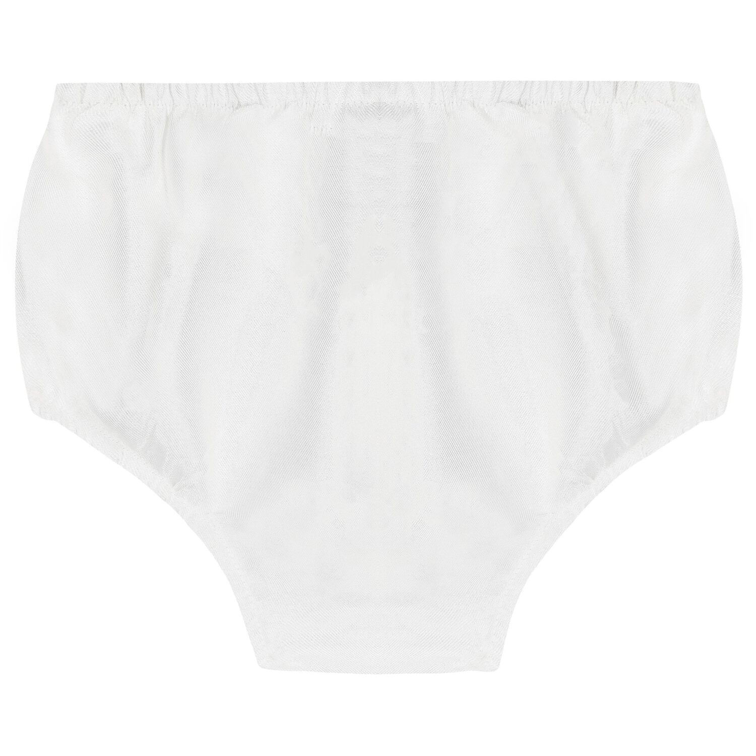 Baby Girls White Flower Satin Dress Set, 1, hi-res image number null