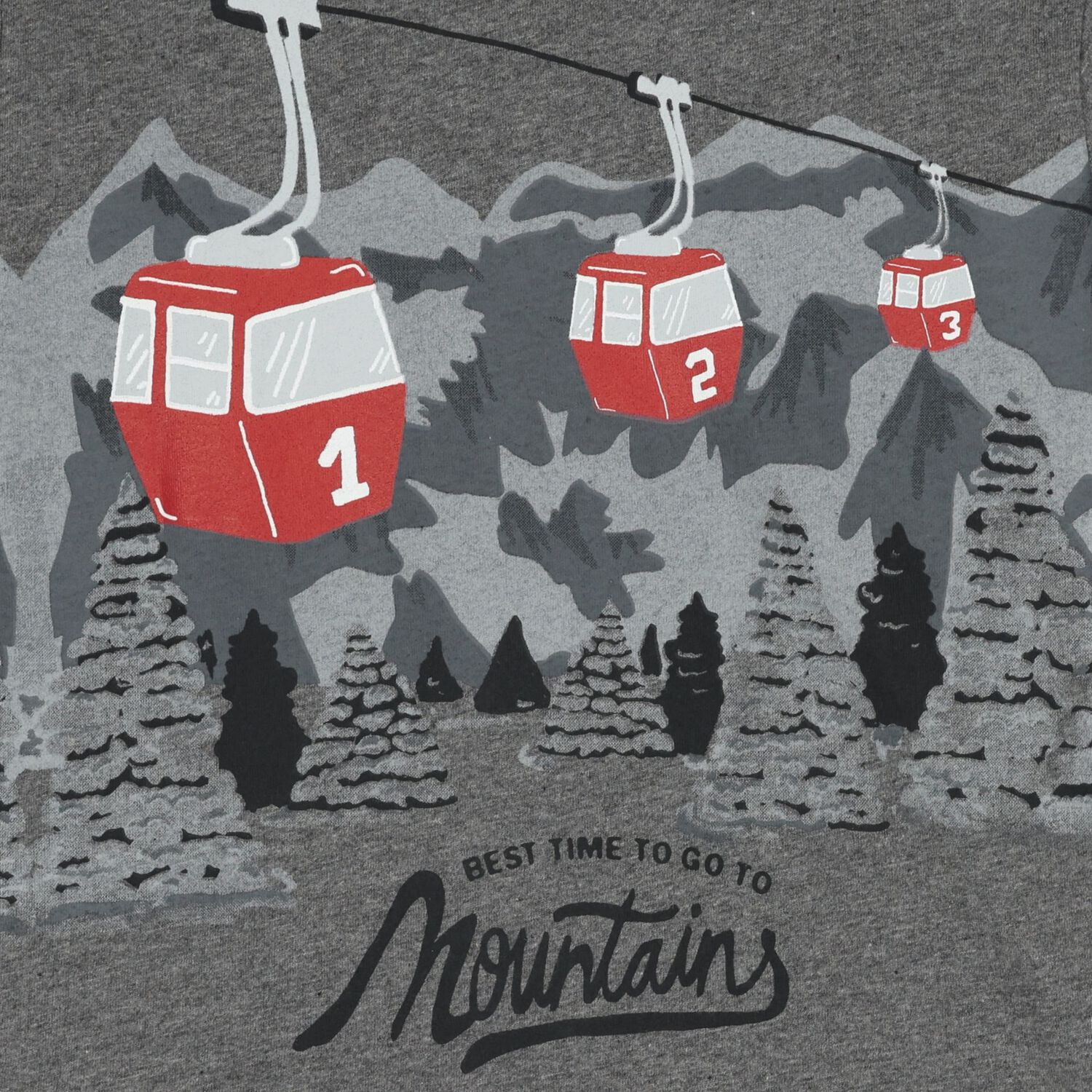 Boys Grey Mountain Long Sleeve Top, 1, hi-res