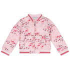 Girls Pink Floral Jacket, 1, hi-res