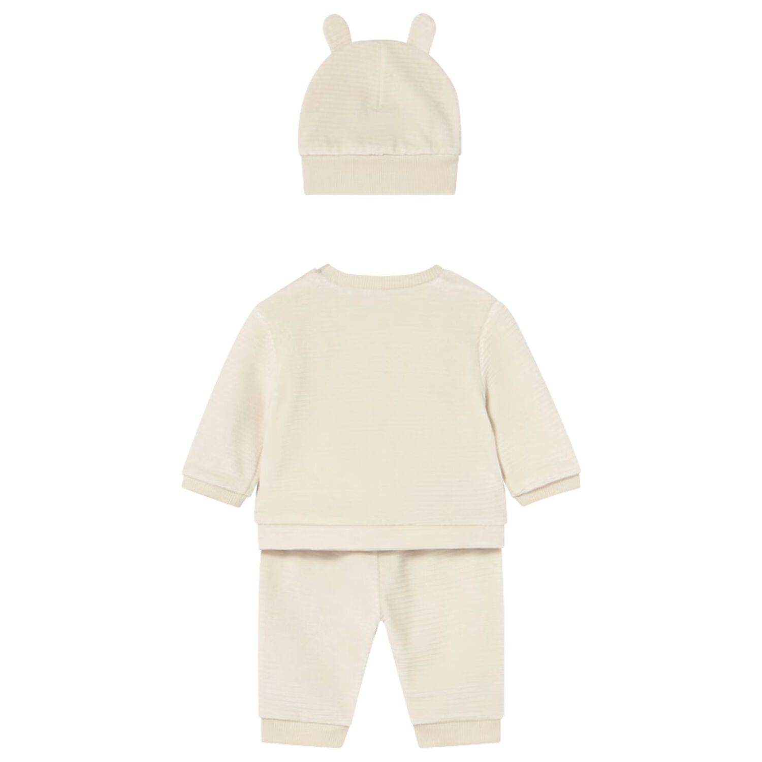 Baby Boys Beige Animals Tracksuit Set, 1, hi-res