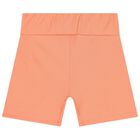 Girls Pink & Orange Logo Shorts Set, 1, hi-res