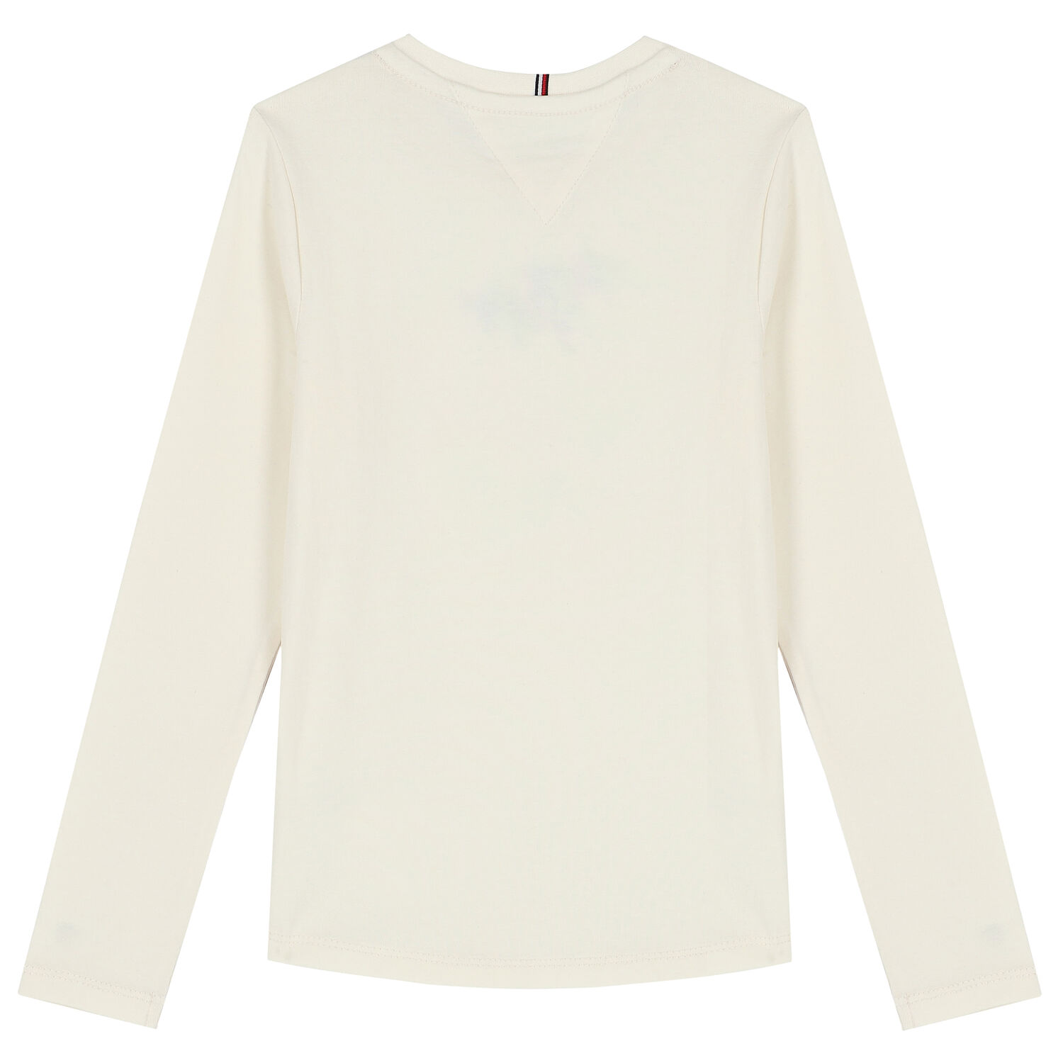 Girls Ivory Logo Long Sleeve Top, 1, hi-res