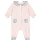Baby Girls Pink & Blue Liberty Babygrow, 3, hi-res