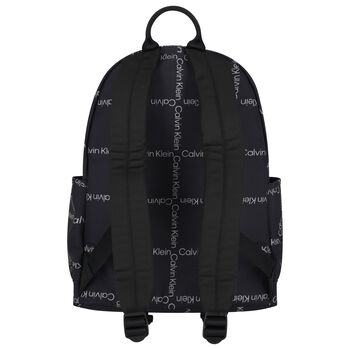 Black Logo Backpack
